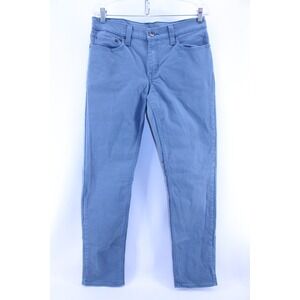 Roebuck & Co. Skinny Blue Stretch Denim‎ Jeans Mens 32x34 Sea Blue/Green